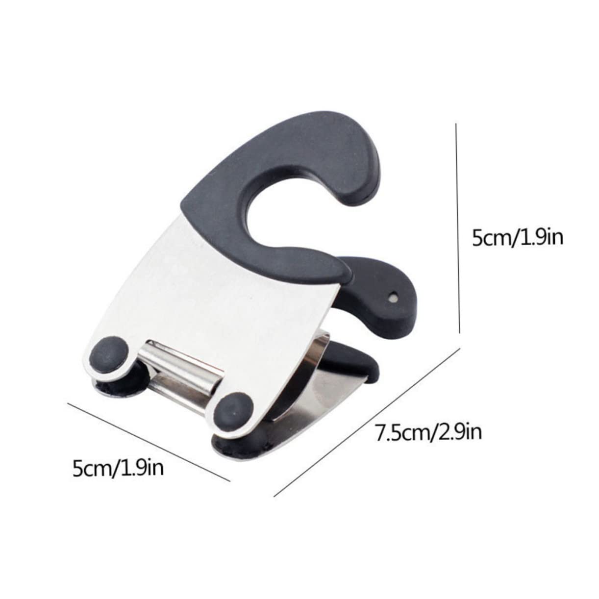 PRETYZOOM Pot Side Spatula Clip Utensil Holder for Stove Top Kitchen Anti-scalding Clip Spatula Pot Holder Random
