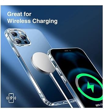 HEARTZ iPhone Fully Protected Transparent Silicone Phone Case (iPhone 13 mini) with Charging Section Stopper Protection That Makes Your Phone Look Full and Highlights Its Beauty