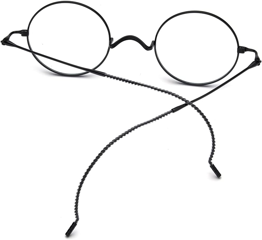 FONEX Titanium Glasses Frame Men,Vintage Retro Round Ultralight Optical Eyeglasses Women Vintage Eyewear - Image 4