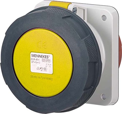 Prises CEE Mennekes 63 A étanches IP67 pour tension 110 V