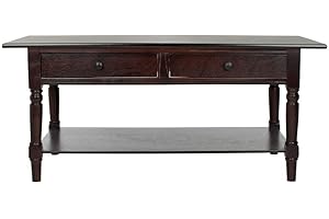 Safavieh American Homes Collection Boris Dark Cherry Wood Coffee Table
