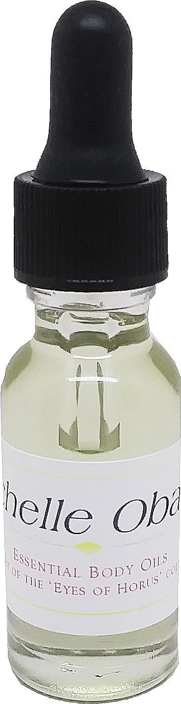 Michelle Obama For Women Scented Body Oil Fragrance [Glass Dropper Top - Light Gold - 4 oz.] - ID#25199