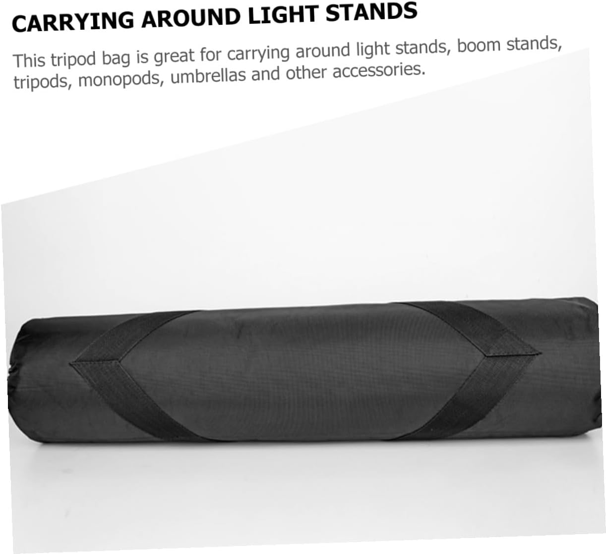 Oxford Tripod Carrying Case Bag Thickened Padded Storage Pouch for Light Stands Monopods and Photography Equipment with Smooth Zipper for Outdoor Use