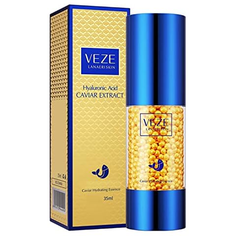 VENZEN Face Moisturizing Hyaluronic Acid Black Caviar Extract Hydrating Facial Essence Anti-Aging Effect 35ml 1.18fl.oz Cover