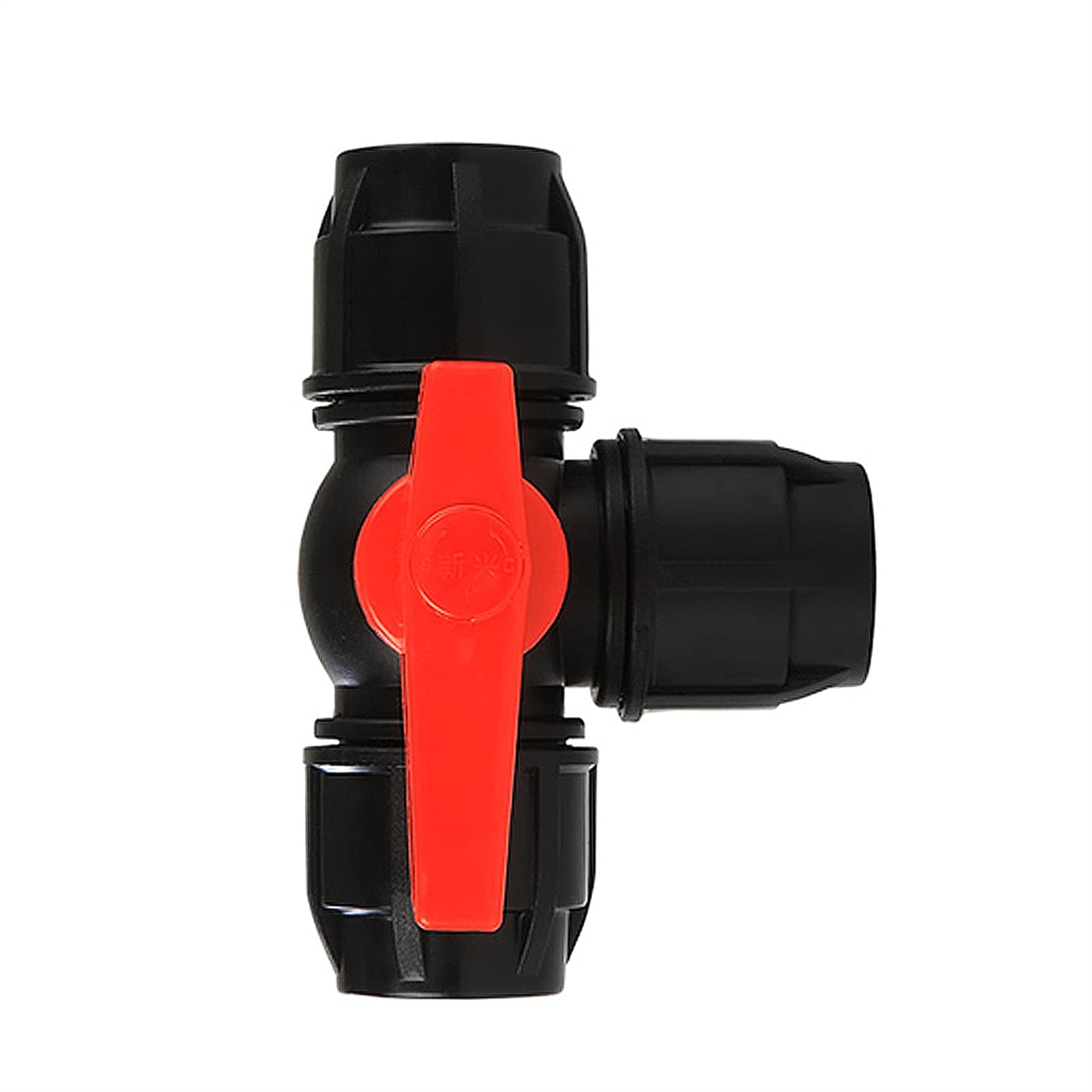 Genérico 1/2 "3/4" 1 "válvula de Bola de plástico de 3" 2 ", Tubo de conexión rápida T-Type PE unión rápida 20/25 / 32/40 / 50 / 63mm Accesorios para Herramientas