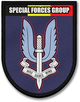 ALFASHIRT Patch Special Forces Group Belgique Who Dares wins para Belgium #44248