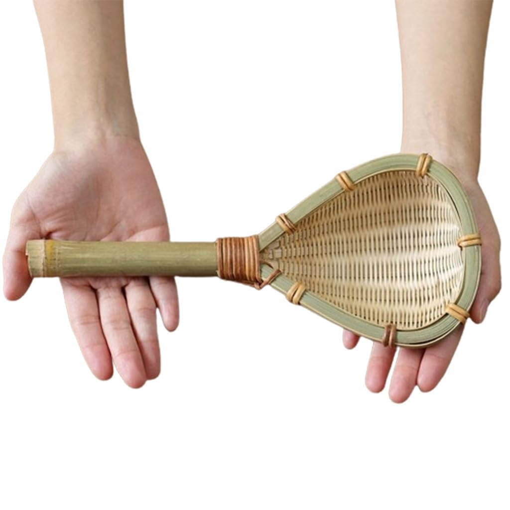 Amazon | Jshigogo 竹ざる 竹ザル こし器 麺 湯切りザル 取っ手付き