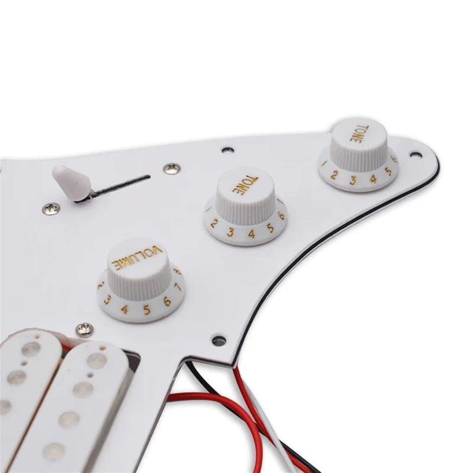 HSH コイルタップ アッセンブリ付き ピックガード パーロイドランダム