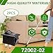 72002-02 Vacuum Cleaner Rocker On-Off Switch Compatible with Oreck Buster B Handheld Vacuum Cleaner Replace O-050-082 430000966(Pack of 2)