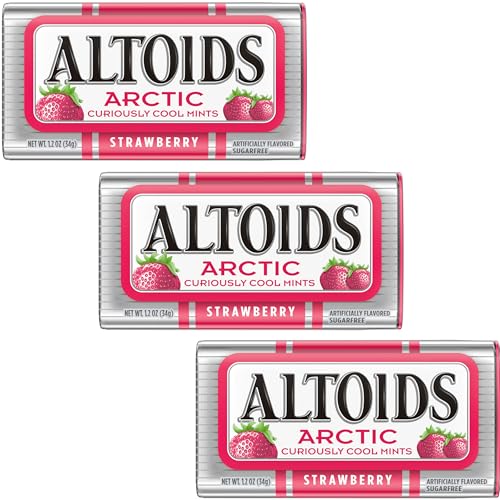 AltoidsStrawberry Mints, 1.2 Ounce Each (3 Pack, 3.6 Ounce Total)