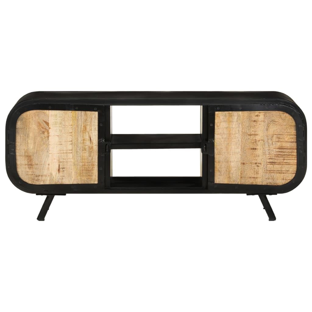 Gabinete de Televisión de Madera, Vintage, Material Fuerte, único y Hermoso, Artículos de Tienda, Estables y Duraderos, Este Puesto de TV Industrial Ofrece Espacio de
