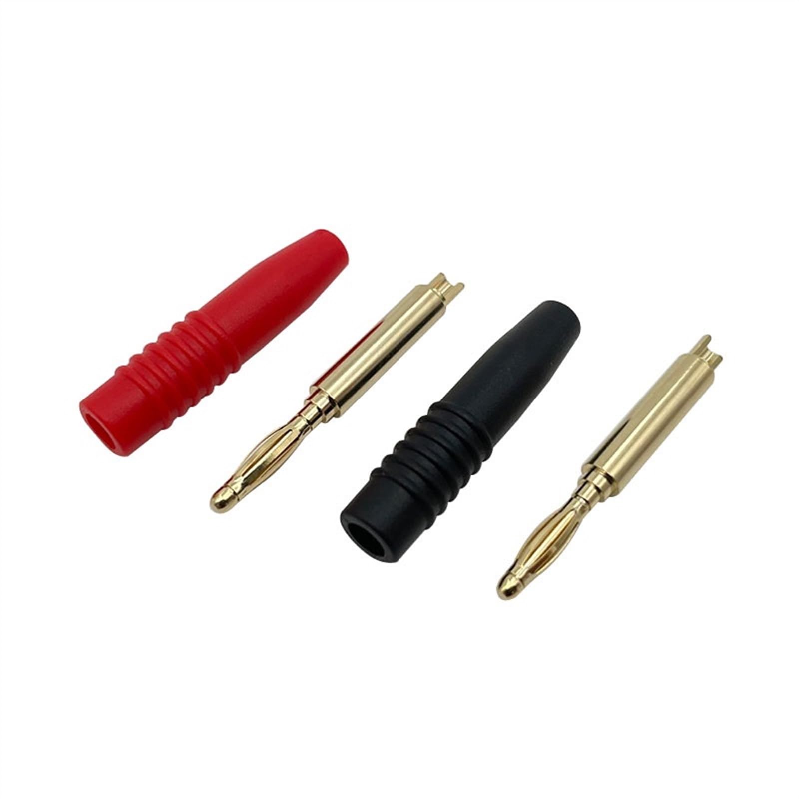 20 Connettori A Banana Da 2 Mm Connettori Maschio A Banana Rosso - Foto 2