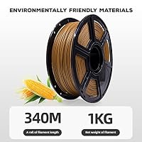 Flashforge 3D Drucker Filament Holz PLA 1.75mm,Glatte Seidenstruktur,Zähigkeit, 3D Druck Filamente 1kg-Dimensionale Genauigkeit+/-0.02mm,Umweltfreundlichkeit, kein Rauch und kein Geruch (Dunkelholz) – Ansicht 5
