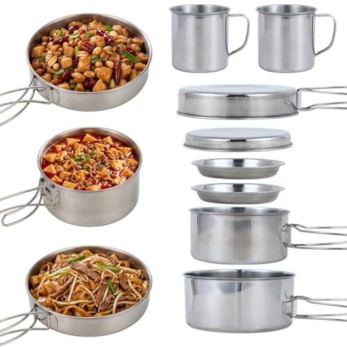 BeGrit Mini Camping Cookware Set for Hiking