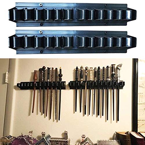 AUXPhome 2 Pack, Storage Bracket Rack for Wand Collection/Wand Display/Wand Stand/Wand Storage/Wand Rack - Can Holder up to 20 Wands ? no Wand ?