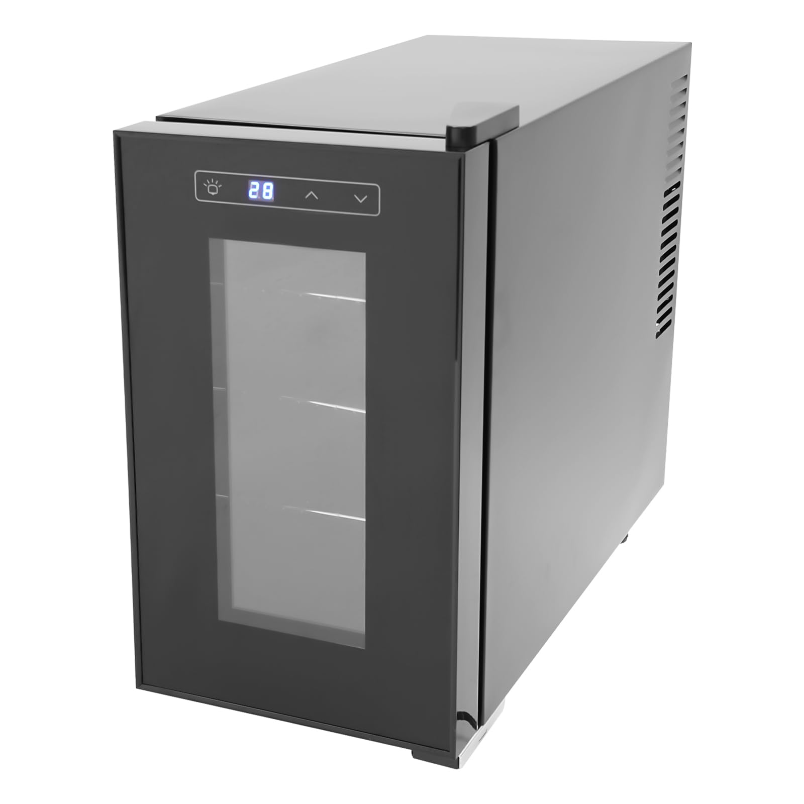 23L Reptilien-Ei-Inkubator, Präziser Temperaturregelung 50-104°F Experimentierkasten für die Inkubation von kleinen Amphibien 70W （Schwarz）
