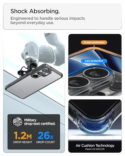 Image of Spigen Ultra Hybrid | Samsung Galaxy S26 Ultra Case [Transparent] [Air Cushion Protection] Galaxy S26 Ultra Back Cover | TPU+PC - Space Crystal