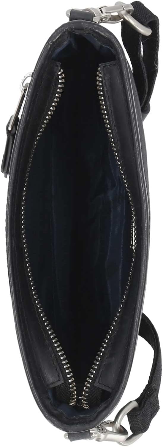 Harley-Davidson Women's Classic Codura Genuine Leather/Canvas Hip Bag - Black