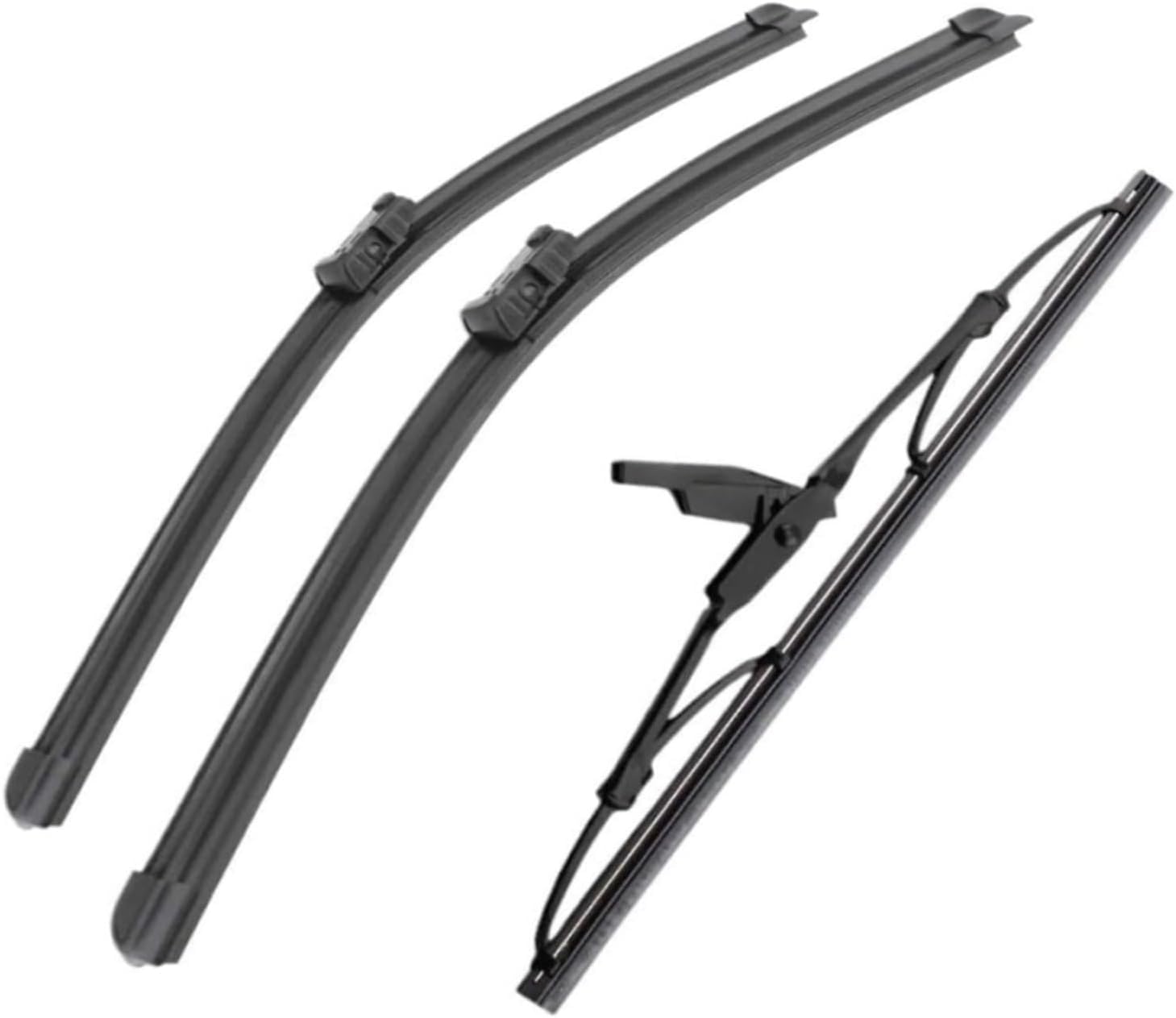 liufangfc Wiper Blades Front & Rear for Land Rover Evoque L538 2011-2017 24 "21" 10",Windscreen Wipers Hybrid – Lasts 2 Years, Silent & Streak-Free – 5-Min DIY Install