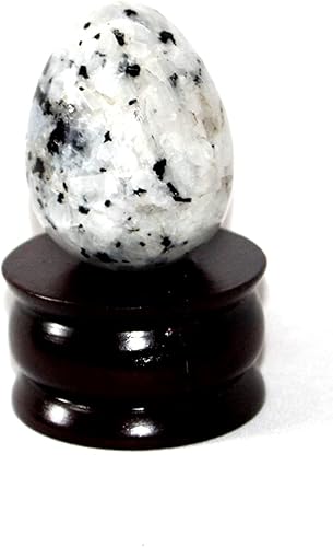 Jet Superb R.Moonstone - Folleto de piedra preciosa sin huevos, terapia de cristal, esfera de servidumbre, magia de Pascua, adivinador de roca del