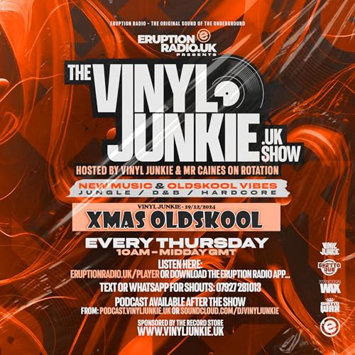 Episode 105 - Vinyl Junkie - Eruption Radio Podcast &ndash; 19/12/2024