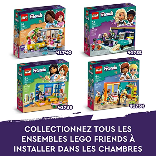 LEGO Friends 41739 La Chambre de Liann, Jouet de Maison Mini-Poupées 2023 Liann & Autumn, sur Le Thème de l'art, à Collectionner, pour Enfants 6 Ans