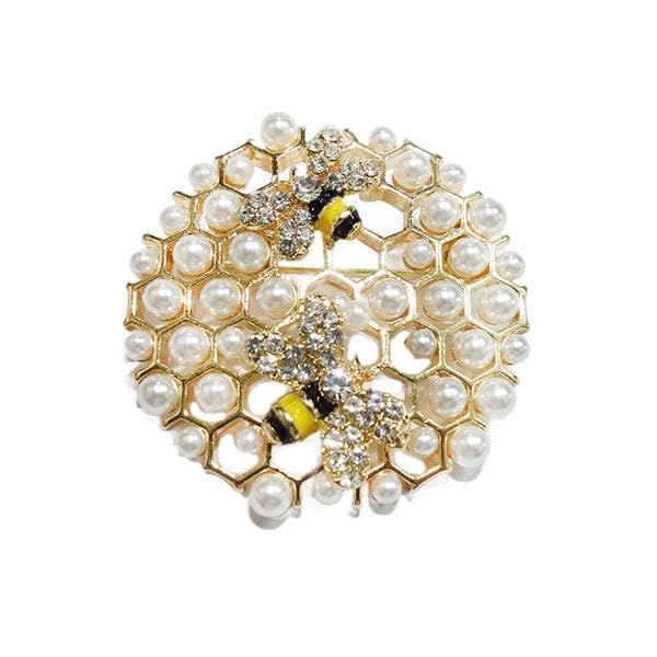 ピンズ ピン バッジ ブローチ バッヂ (蜂 蜜蜂 ミツバチ) - 製品詳細