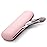 FERYES Travel Makeup Brush Holder, Magnetic Anti-fall Out Silicon Portable Cosmetic Face Brushes Holder, Soft and Sleek Makeup Tools Organizer for Travel-Pink