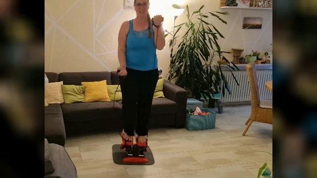 Mini Stepper Per Casa BOWEICORE - Attrezzo Fitness Con Display LCD, Fasce Di Resistenza, Max 150 Kg - Foto 10