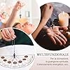 XYTAHDM 2 pezzi pendolo di rilevamento delle radiazioni divinazione pendolo dei chakra in metallo per terapia energetica trattamento esorcismo Reiki #5