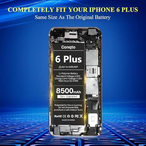 Shenmz [8500Mah] Battery For Iphone 6 Plus thumb #2