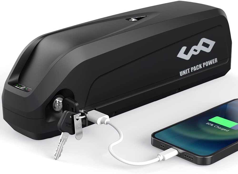 Ebike Battery 48V 15AH Lithium ion Battery with Charger, USB Port for Ebike conversion kit, hub motor 1500W 1000w 750w 500w 250w