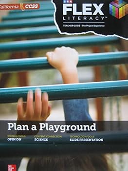 Paperback SRA Flex Literacy Elementary System California CCSS Plan a Playground Teacher Guide Book