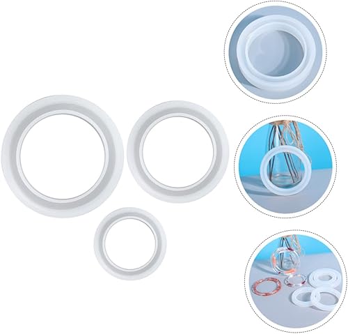 Miniatura 2 de NOLITOY 12 piezas de moldes de silicona para pulseras de bricolaje, molde de cristal epoxi, llavero, molde de resina, pulseras de joyería, moldes de