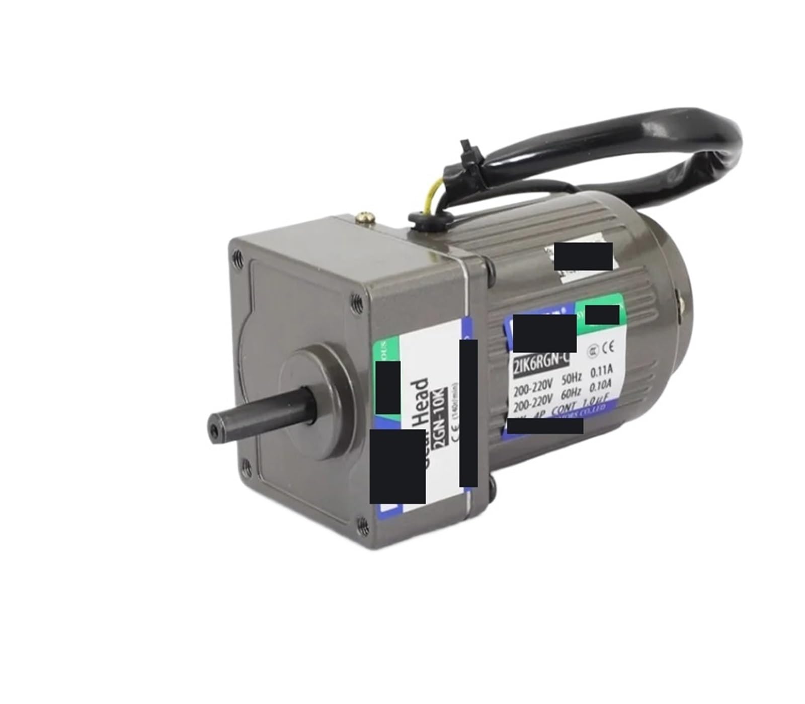 Motor 2IK6GN-C 6W 220V AC-Getriebemotor mit Drehzahlregler, einstellbare Drehzahl, CW-CCW-Einphasenmotor US-52-Regler(2GN50K 0-25RPM)