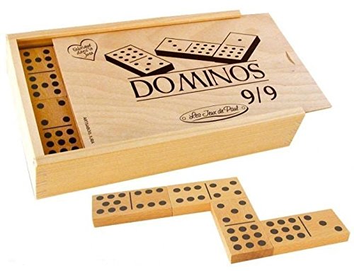 Preisvergleich Produktbild Les Jeux de Paul - Dominos 9 / 9 - , Hêtre - 1102