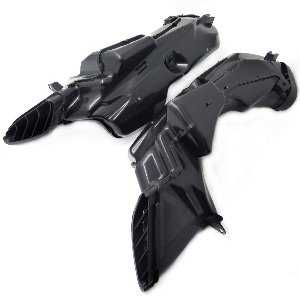 Tubo di aspirazione dell'aria in plastica ABS compatibile con Suzuki GSXR600 GSX-R 750 2008-2010 nero