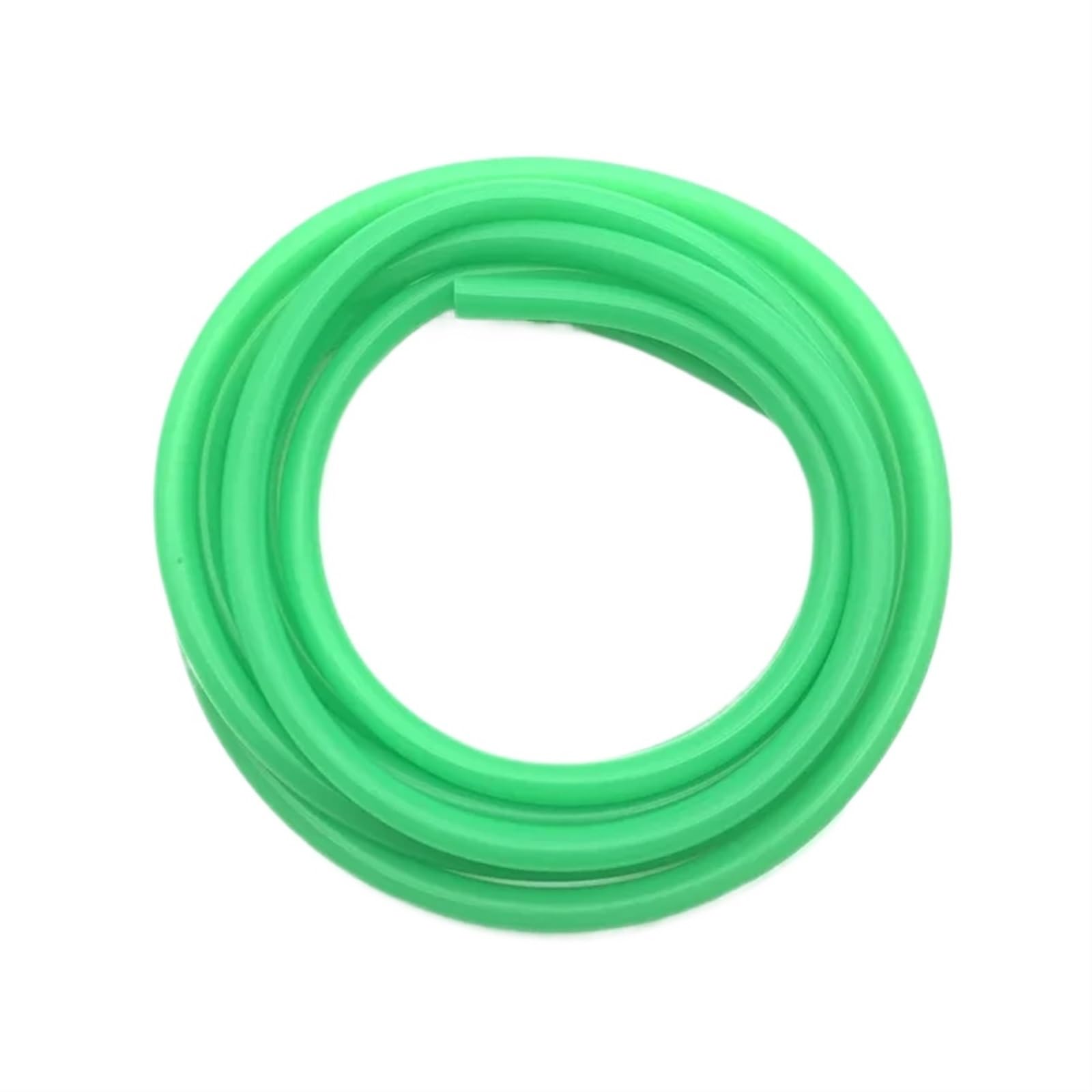 Fuel Line Hose， Fuel Hose 1 Meter Multicolor OD 4-16mm ID 2-12mmGrade Silicone Tube(Green,1 Meter-OD 5XID 0.3CM)