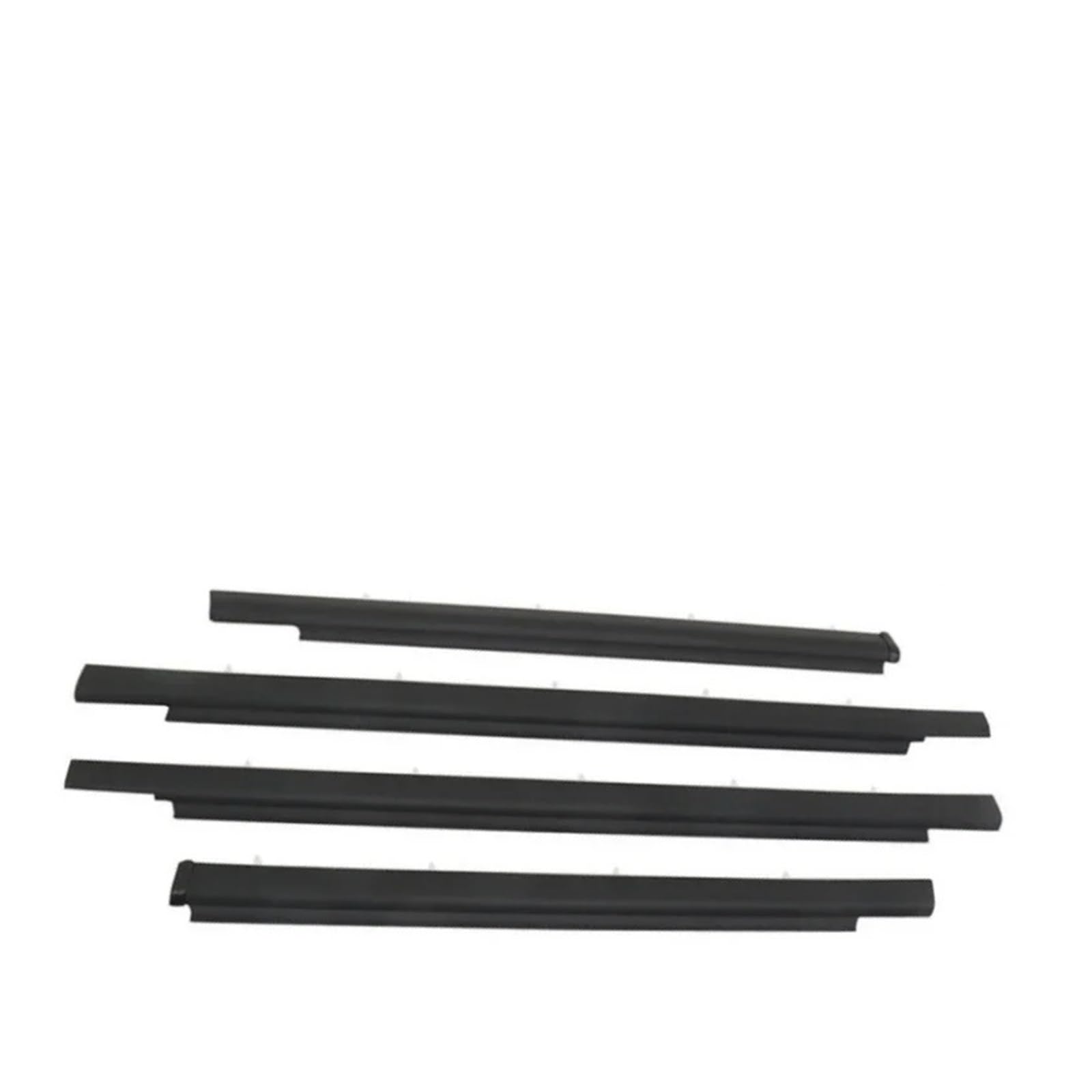 4Pcs Car Door Belt Molding Weatherstrip Window Glass Pressure Strip Fit for Sequoia 2001-2007