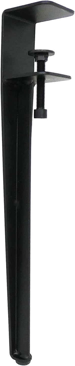 Hardware 8130E 16" Adjustable Fit Table Clamp Legs, Black