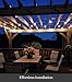 Brightech Ambience Pro Solar Powered Outdoor String Lights - Commercial Grade 27 Ft Waterproof Patio Lights with 12 Edison Bulbs, Shatterproof LED String Lights for Patio - 1W, Warm White