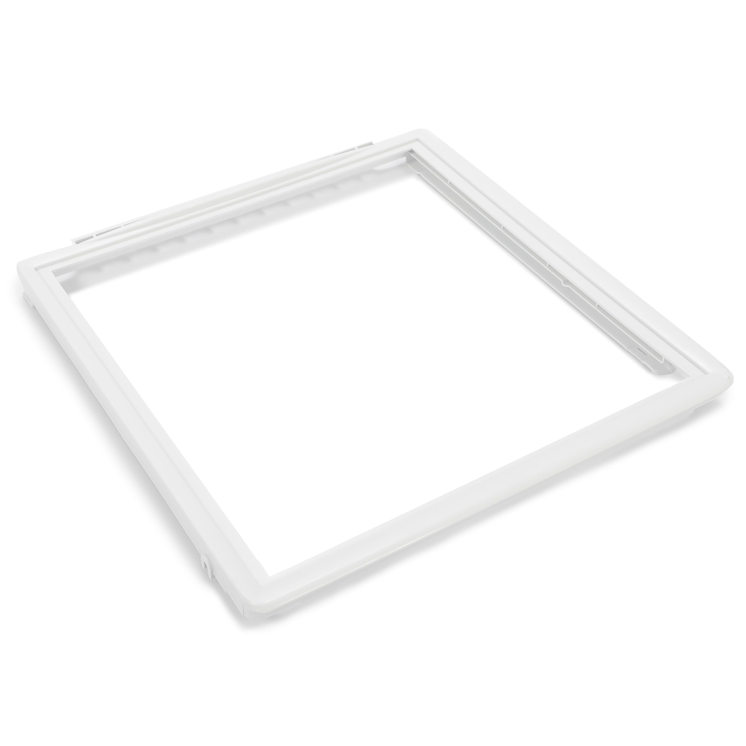 Kojem 241969501 Refrigerator Shelf Frame W/O Glass Compatible with Electrolux Frigidaire Kenmore Whirlpool Refrigerator Crisper Pan Cover Replace for AP4433007 1512992 AH2363832 EA2363832 PS2363832