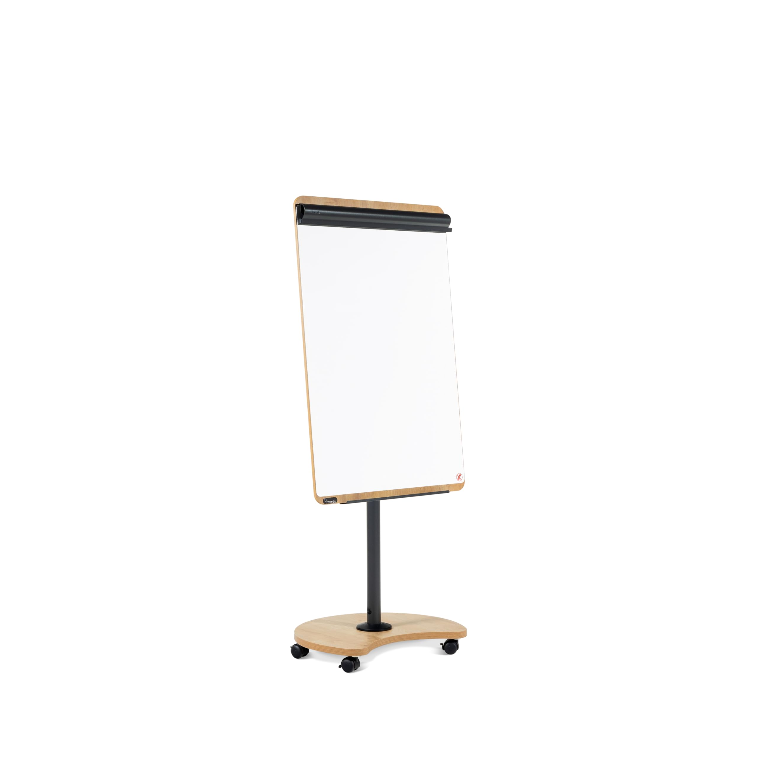 Rocada | Pizarra Magnética con Caballete Móvil - Rotafolios con Ruedas - Convertible en Mesa - Regulable en Altura - Marco Madera - 69 x 160-200 x 62 cm