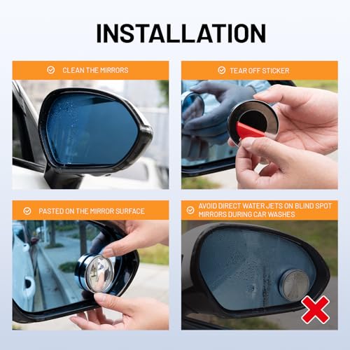 Image of WildAuto Blind spot Mirror (siliver)