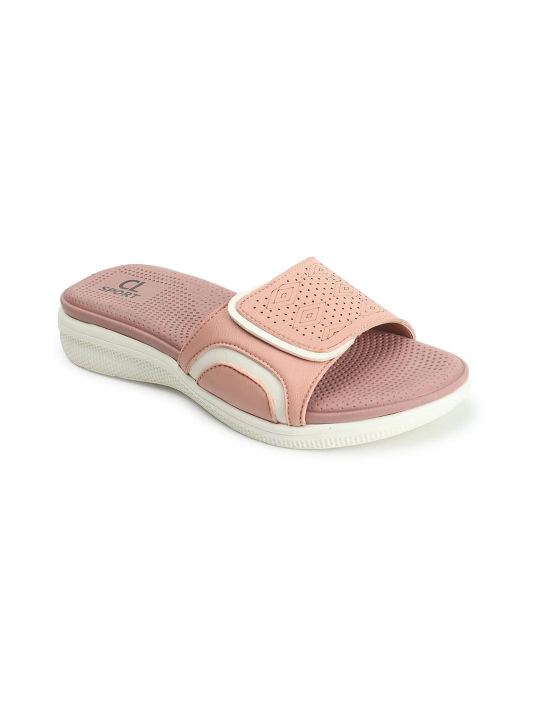 Carlton London women's Style Adjustable Strap Comfort Sliders-picture-41