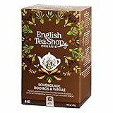 English Tea Shop Bolsitas de Té en Rooibos, Sabor Chocolate y Vainilla, 20 Bolsitas