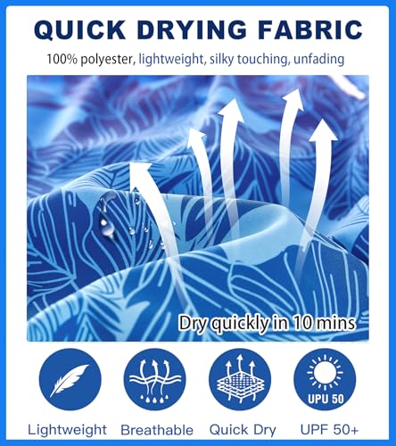 APTRO Men's Swim Trunks 9" Quick Dry Swimsuits Beach Bathing Suits Swim Shorts Mesh Liner4