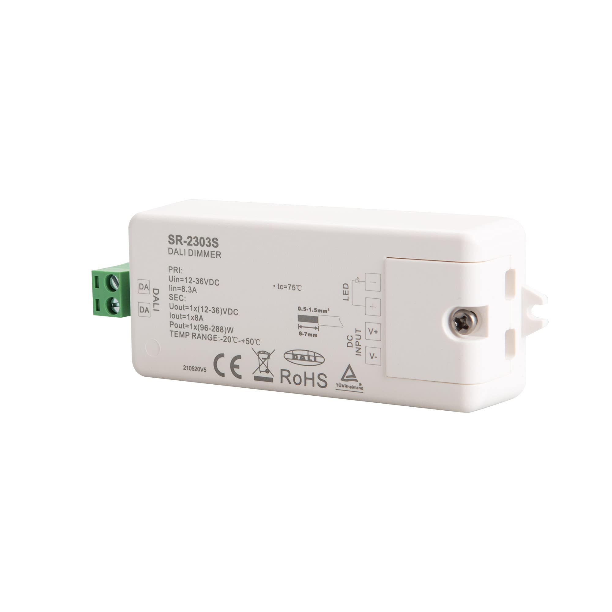 LED CONNEX MINI DALI dimmer SR-2303S 1CH 12-36V DC bis 8A