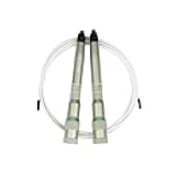 BEE High Speed Skipping Rope | Aluminum & Double Bearing System | Self-Adjusting for Cross Training, Boxing & Fitness | Lightweight 7.4oz | Adaptable for Men, Women & Children |