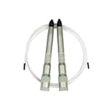 BEE High Speed Skipping Rope &vert; Aluminum & Double Bearing System &vert; Self-Adjusting for Cross Training&comma; Boxing & Fitness &vert; Lightweight 7&period;4oz &vert; Adaptable for Men&comma; Women & Children &vert;